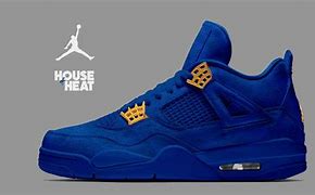 Image result for Jordan 4 Blue Laces Suade