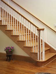 Image result for Wooden Handrails for Stairs Interior