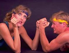 Image result for Man/Woman Arm Wrestle