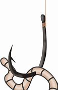 Image result for Fish Hook with Worm Clip Art