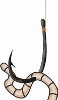 Image result for Worm On Hook Flipping You Off Clip Art