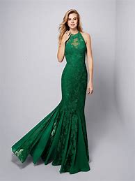Image result for Green Lace Mermaid Dress
