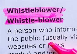 Image result for Whistleblower Person