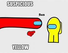 Image result for Amogus Yellow Sus Meme