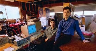 Image result for Larry Page in Garage