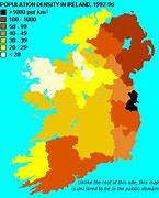 Image result for Ireland Population Map