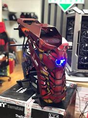 Image result for Futuristic Iron Man Gaming Setup