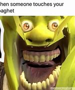 Image result for Shrek Meme Somebody