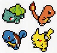 Image result for 8 Bit Pokemon Stickers