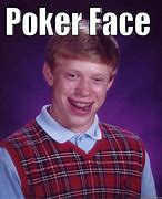 Image result for Poker Face Meme Transparent