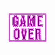 Image result for Neon Game Over PNG