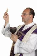 Image result for Picture of a Priest at Communion