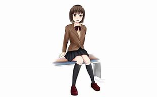 Image result for Short Anime Girl School Uniform