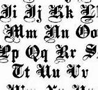 Image result for Cool Tattoo Fonts Alphabet