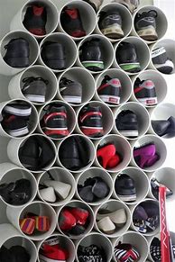 Image result for PVC Pipe Shoe Rack