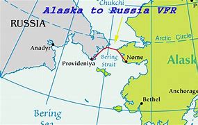 Image result for Map of Alaska and Russia