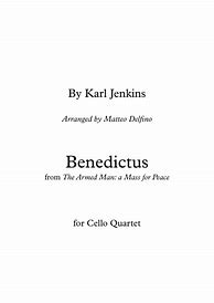 Image result for Benedictus Cello Sheet Music