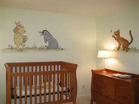 Image result for Winnie the Pooh Nursery Wallpaper