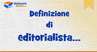 Image result for editorialista