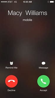 Image result for Receiving Call Screen Shot