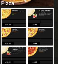 Image result for Pizza Menu UK