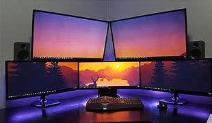 Image result for 34 48 Inch Dual Monitor Setup