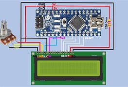 Image result for LCD 1602 Arduino with Button