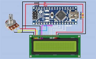 Image result for 1602 LCD-Display Arduino