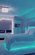 Image result for Bedroom Office Setup with Blue LED Lights