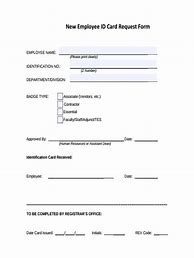 Image result for New Employee Request Form Template