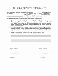 Image result for Non-Disclosure Agreement Example
