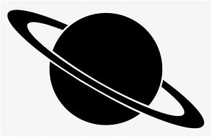 Image result for Saturn Black and White Clip Art