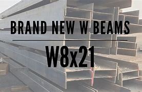 Image result for W8x21 Steel Beam