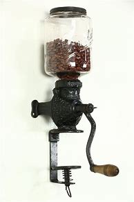 Image result for Antique Wall Coffee Grinder