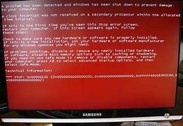 Image result for Computer Red Screen