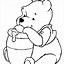 Image result for Winnie the Pooh with Honey Coloring Pages