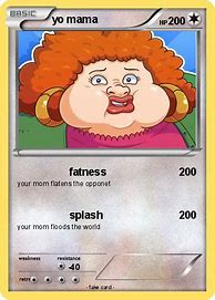 Image result for Yo Mama Card