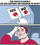Image result for Yes No Choice Meme