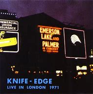 Image result for Emerson Lake and Palmer Knife Edge