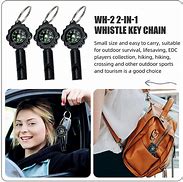 Image result for Whistle Safety Keychains