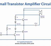 Image result for Small Transistor Amplifier