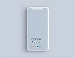 Image result for iPhone X White Mockup