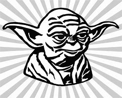 Image result for Yoda Clip Art Black and White