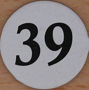 Image result for Black Number 39