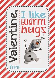 Image result for Frozen Olaf Valentine Printable