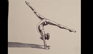 Image result for Drawings of Gymnastics