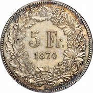 Image result for Swiss Flag 5 FR Image Coin