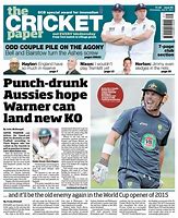 Image result for Cricket Newspaper