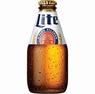 Image result for Picture of Miller Lite Beer Bottle