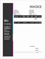 Image result for Clothing Invoice Template